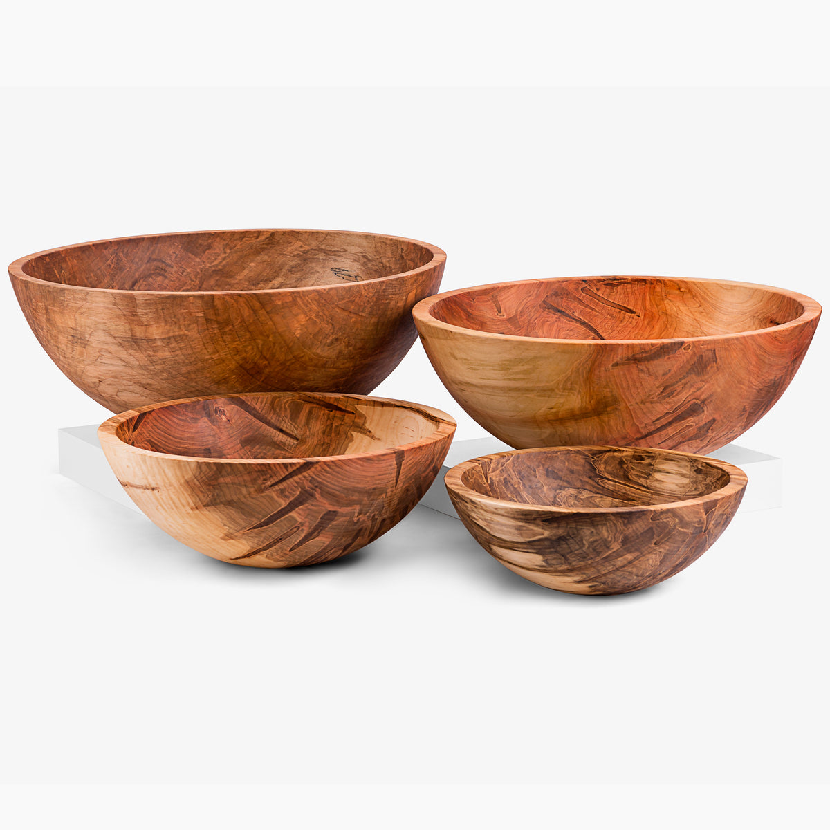 Round Ambrosia Maple Bowl 17"